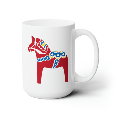 Traditional Dala Horse Mug