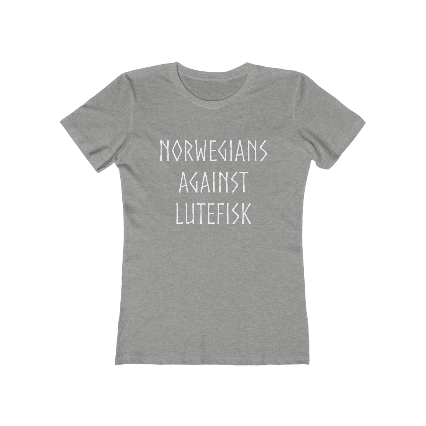 Norwegians Against Lutefisk Women's Fit T-Shirt - Scandinavian Design Studio