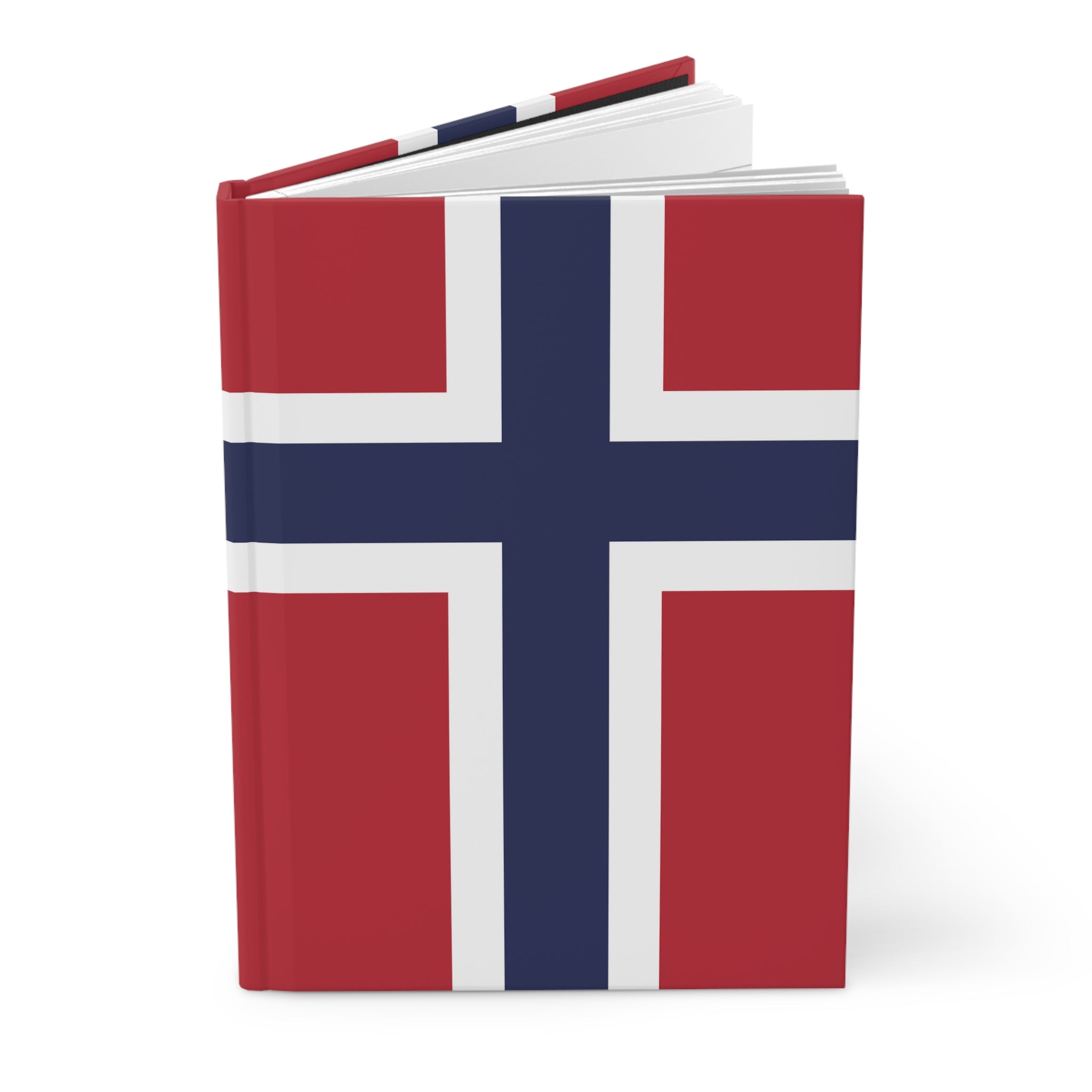 Norwegian Flag Hardcover Journal