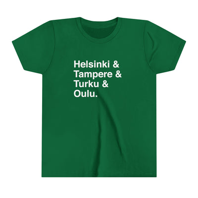 Cities Of Finland Kids T-Shirt