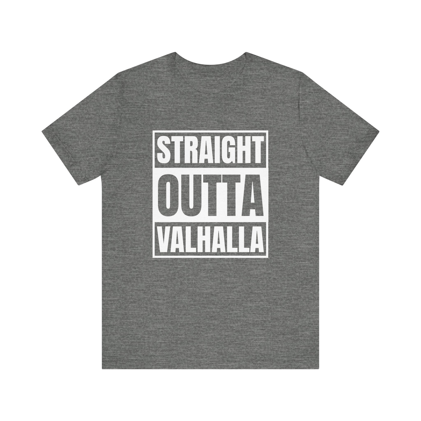 Straight Outta Valhalla Unisex T-Shirt - Scandinavian Design Studio