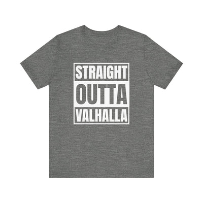 Straight Outta Valhalla Unisex T-Shirt - Scandinavian Design Studio