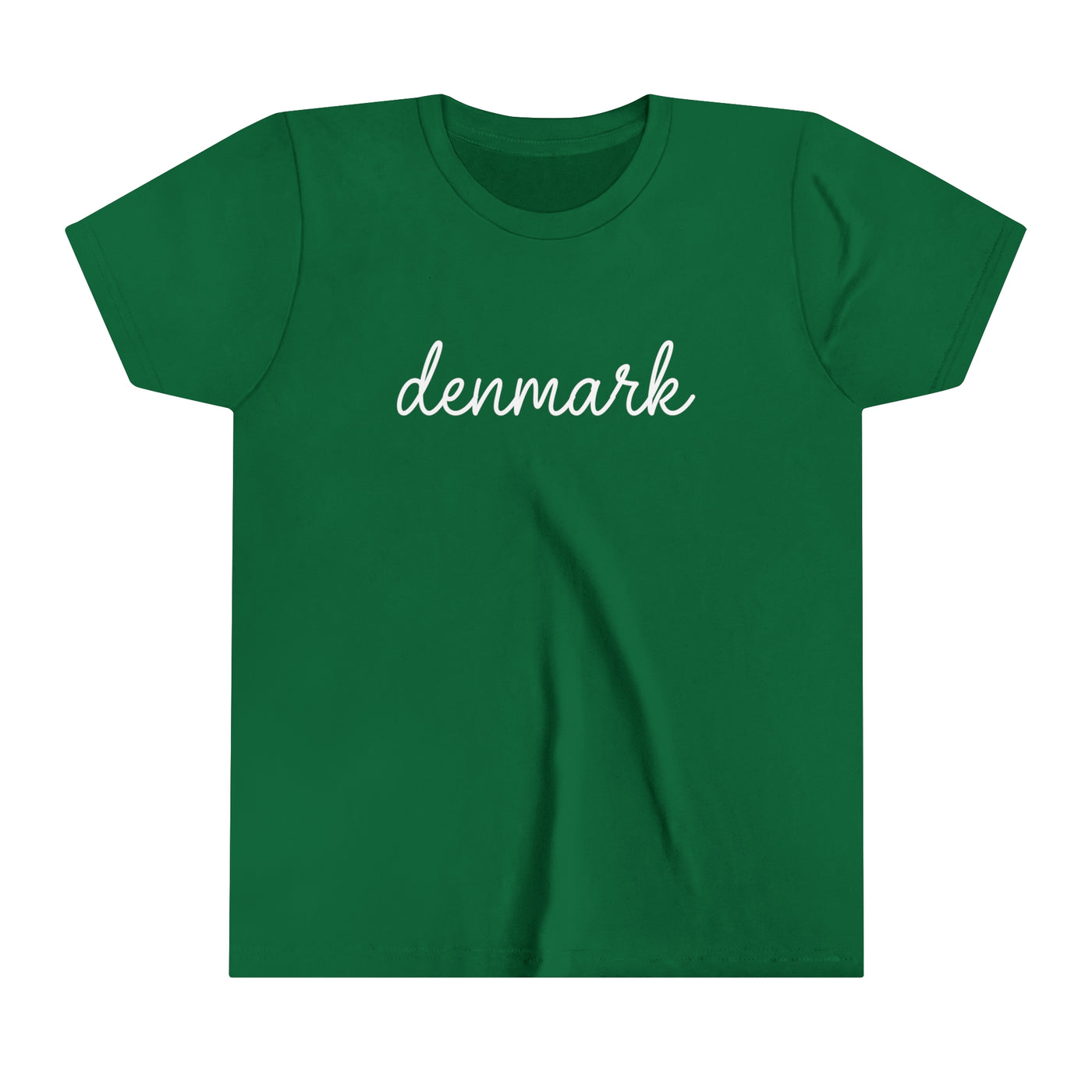 Denmark Script Kids T-Shirt