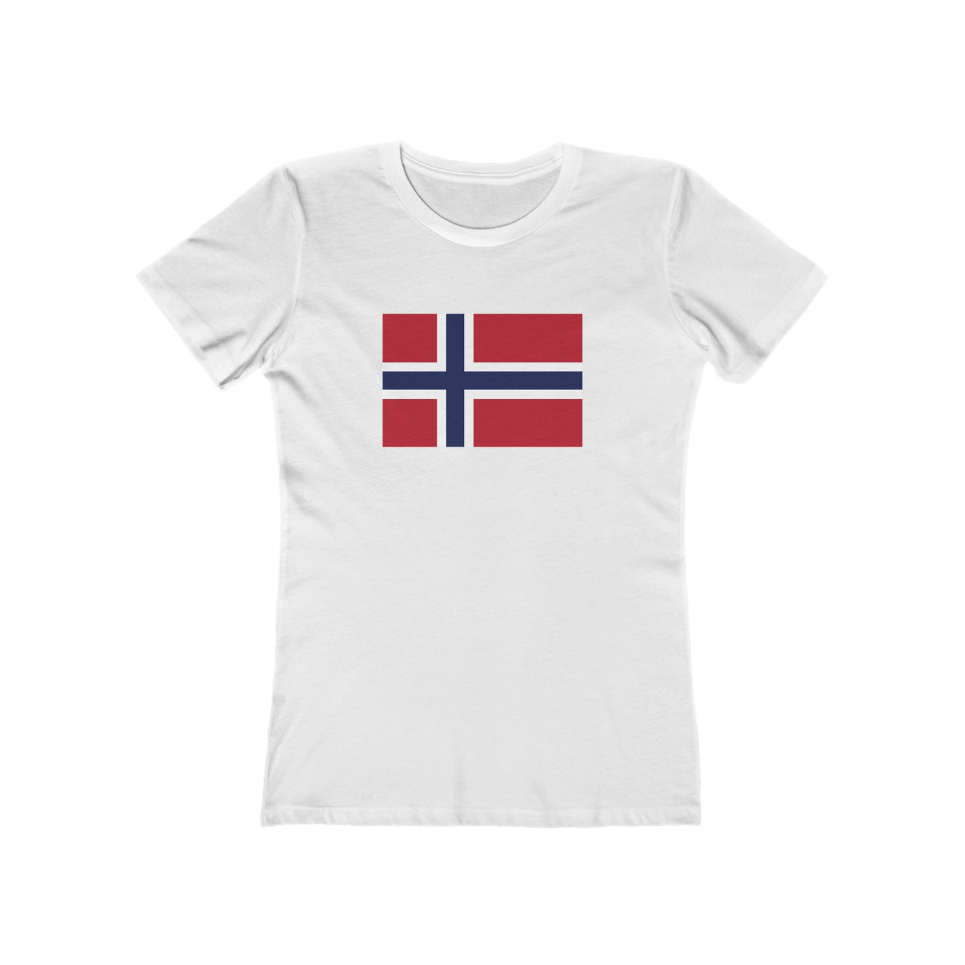 Norwegian Flag Women's Fit T-Shirt - Scandinavian Design Studio