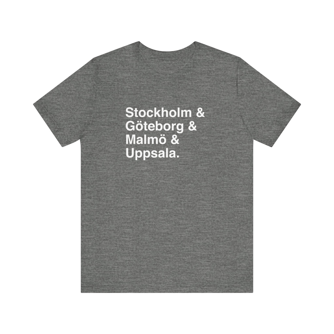 Cities Of Sweden Unisex T-Shirt
