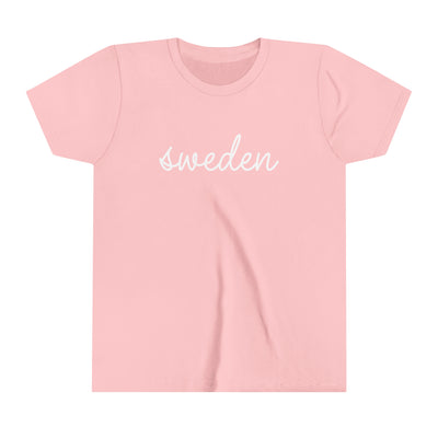 Sweden Script Kids T-Shirt