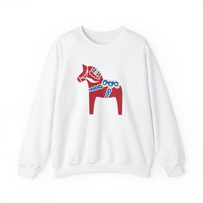 Traditional Dala Horse Sweatshirt - Scandinavian Design Studio