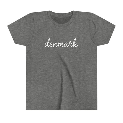 Denmark Script Kids T-Shirt
