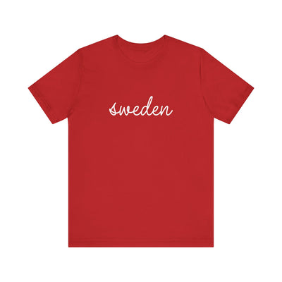 Sweden Script Unisex T-Shirt