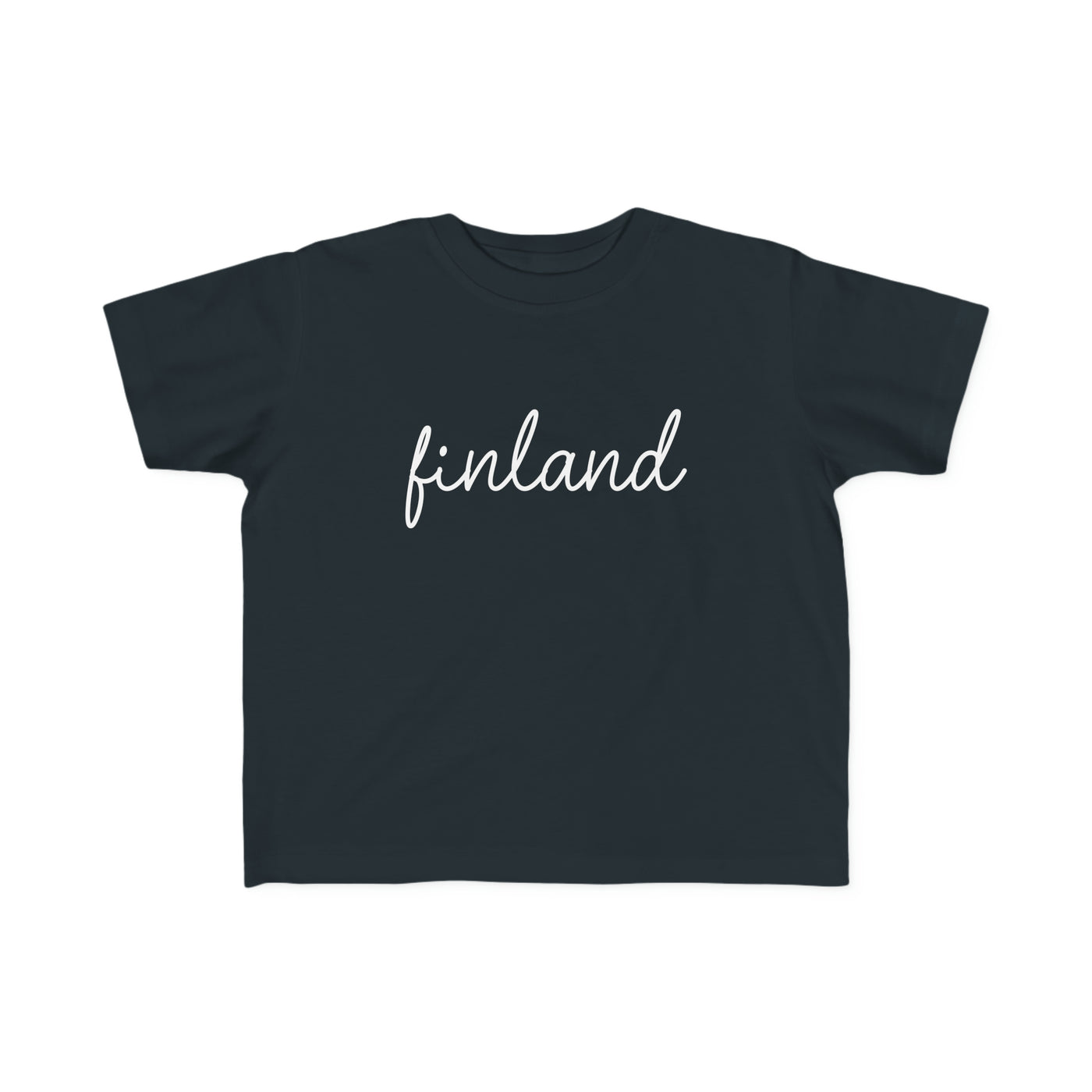 Finland Script Toddler Tee
