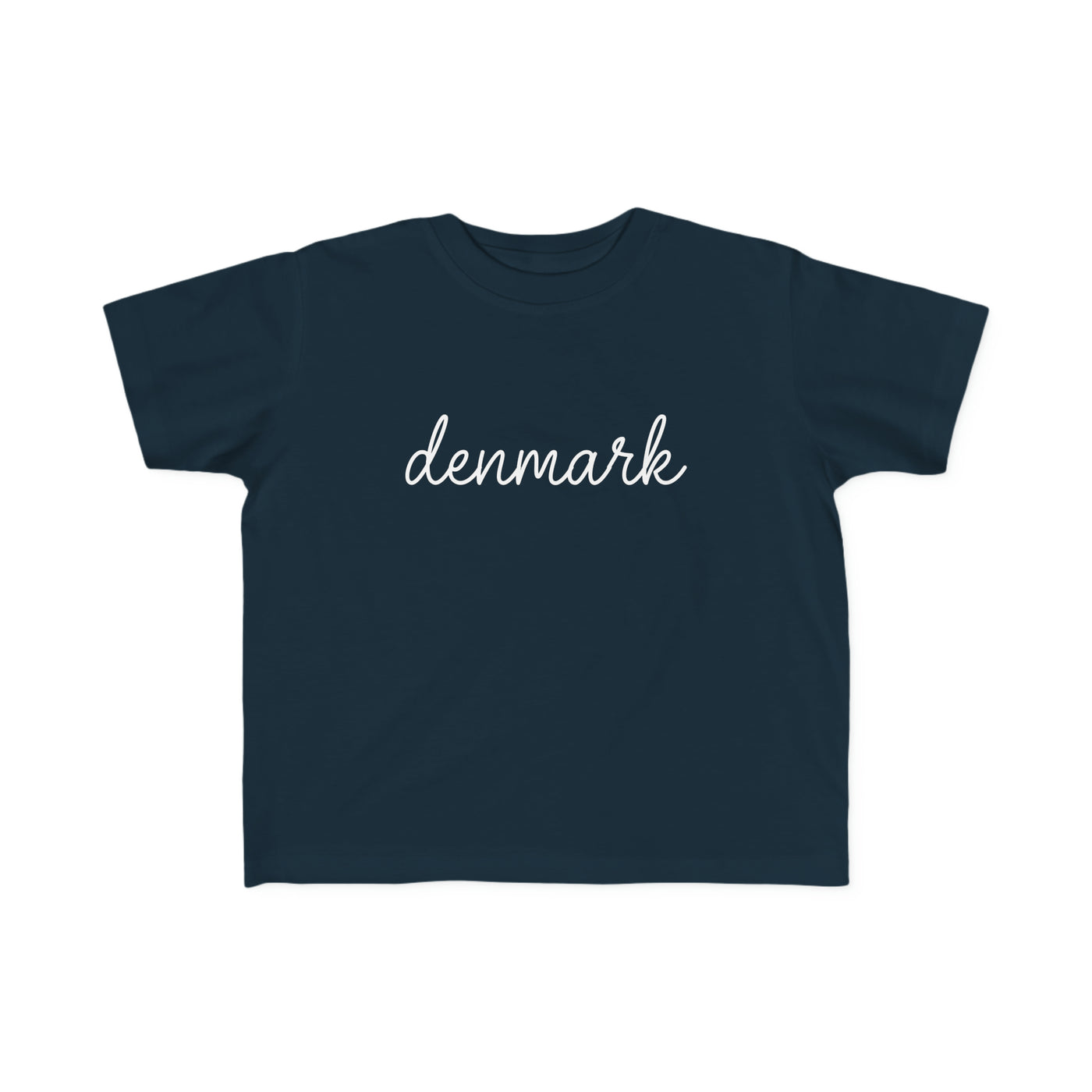 Denmark Script Toddler Tee