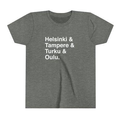 Cities Of Finland Kids T-Shirt