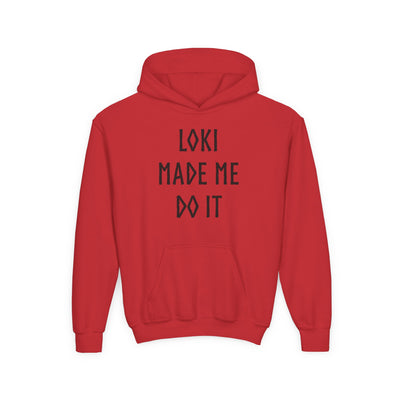 Loki Made Me Do It Kids Hoodie