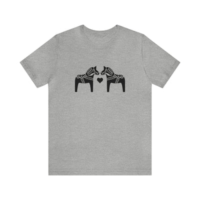 Dala Horse Unisex T-Shirt - Scandinavian Design Studio