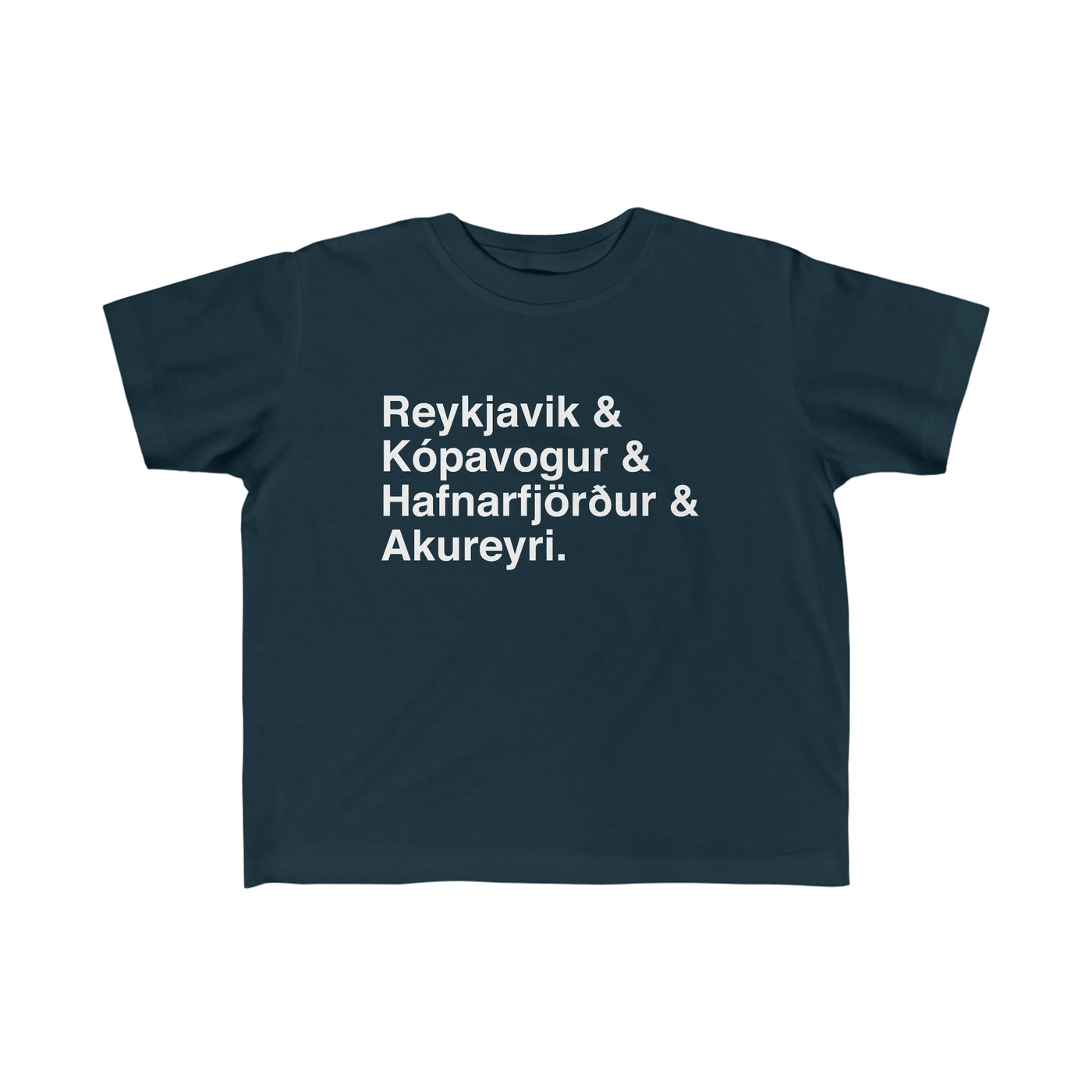 Cities Of Iceland Toddler Tee