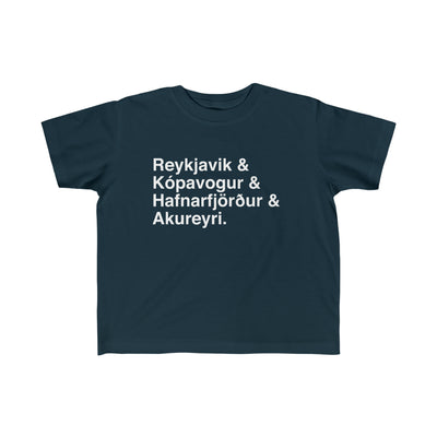 Cities Of Iceland Toddler Tee