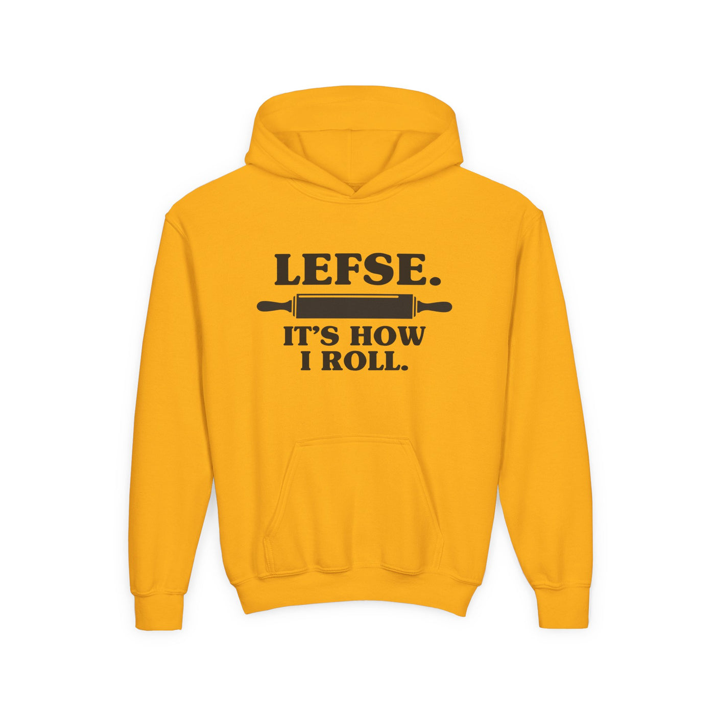 Lefse It's How I Roll Kids Hoodie