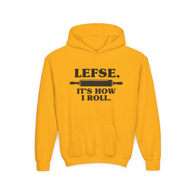 Lefse It's How I Roll Kids Hoodie