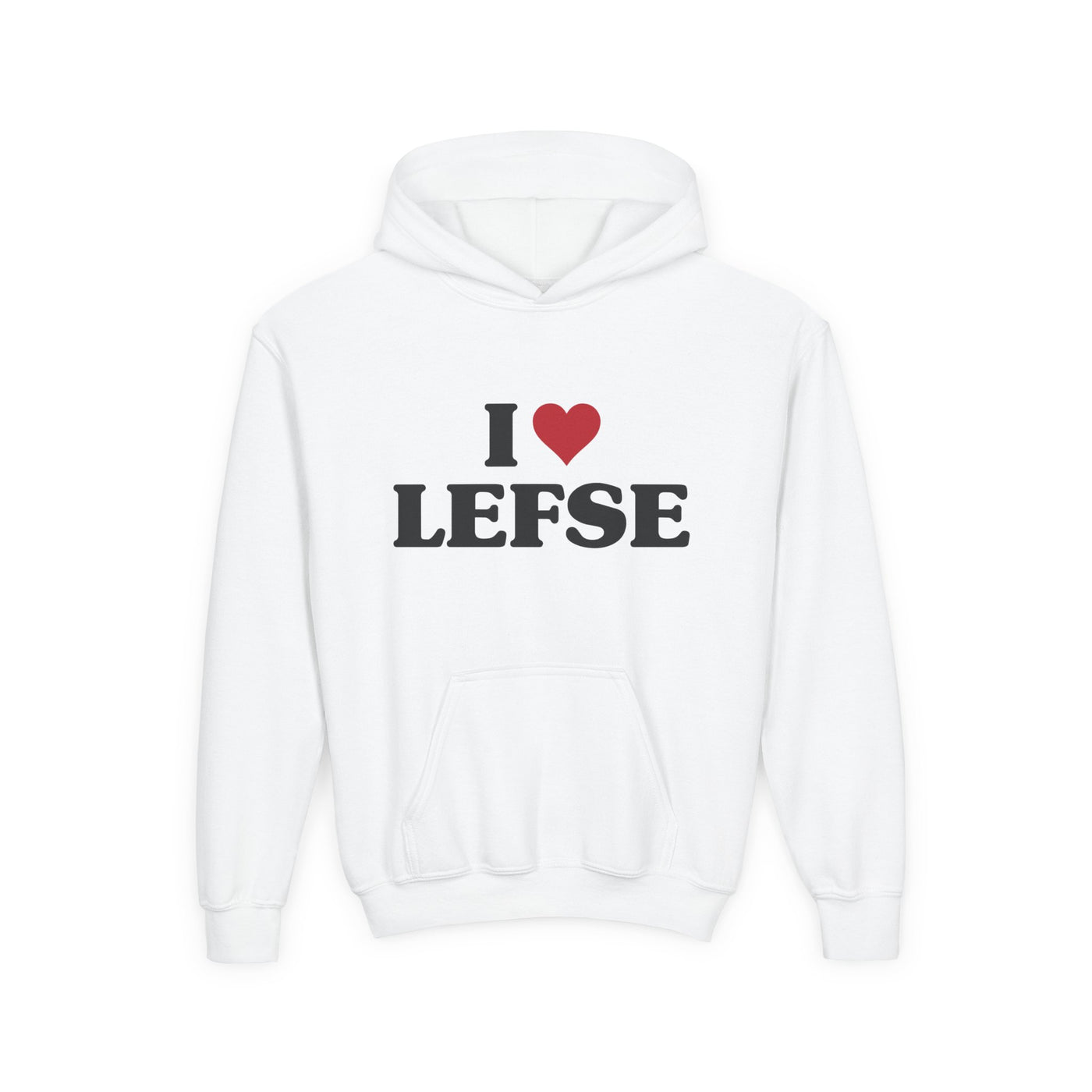 I Love Lefse Kids Hoodie