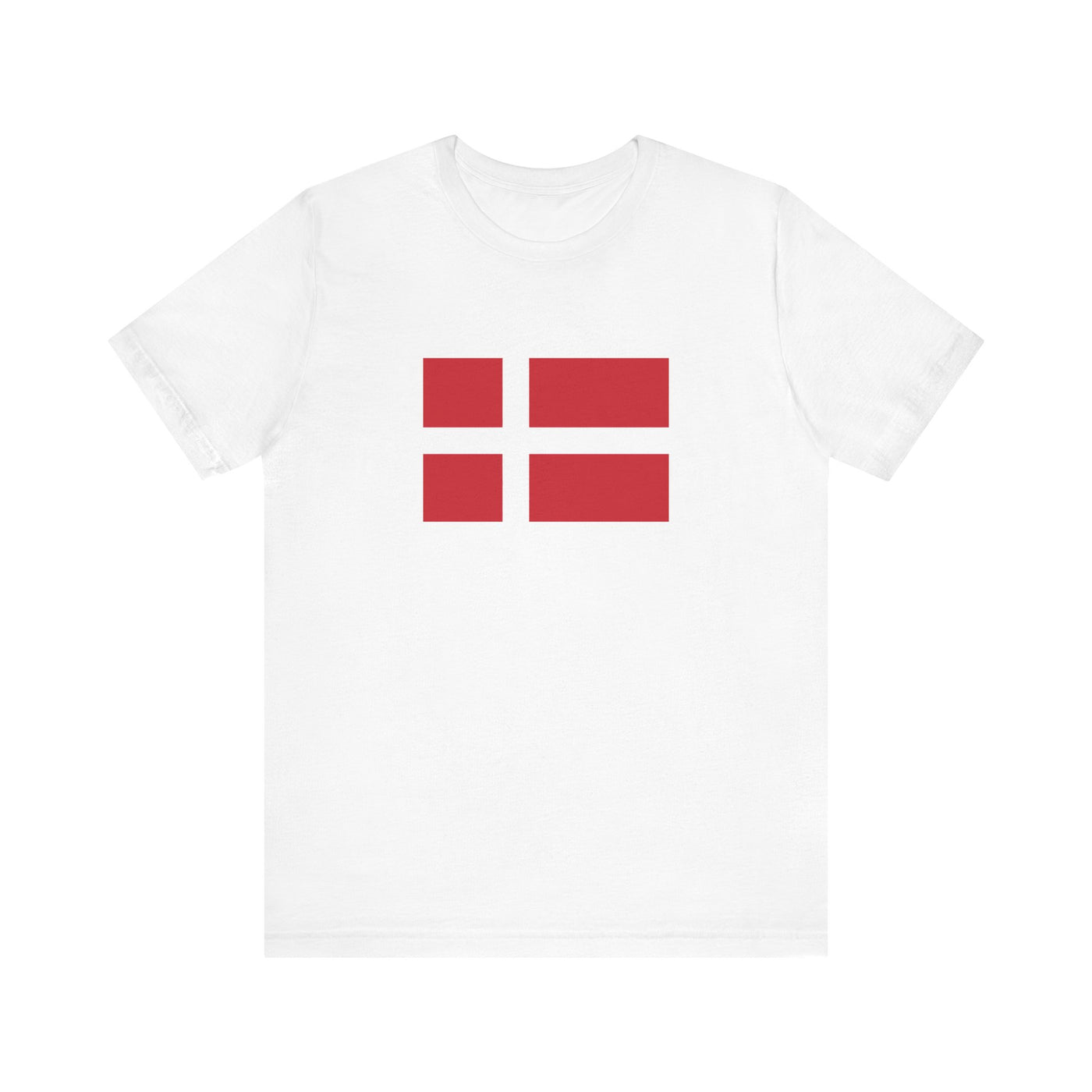 Danish Flag Unisex T-Shirt - Scandinavian Design Studio