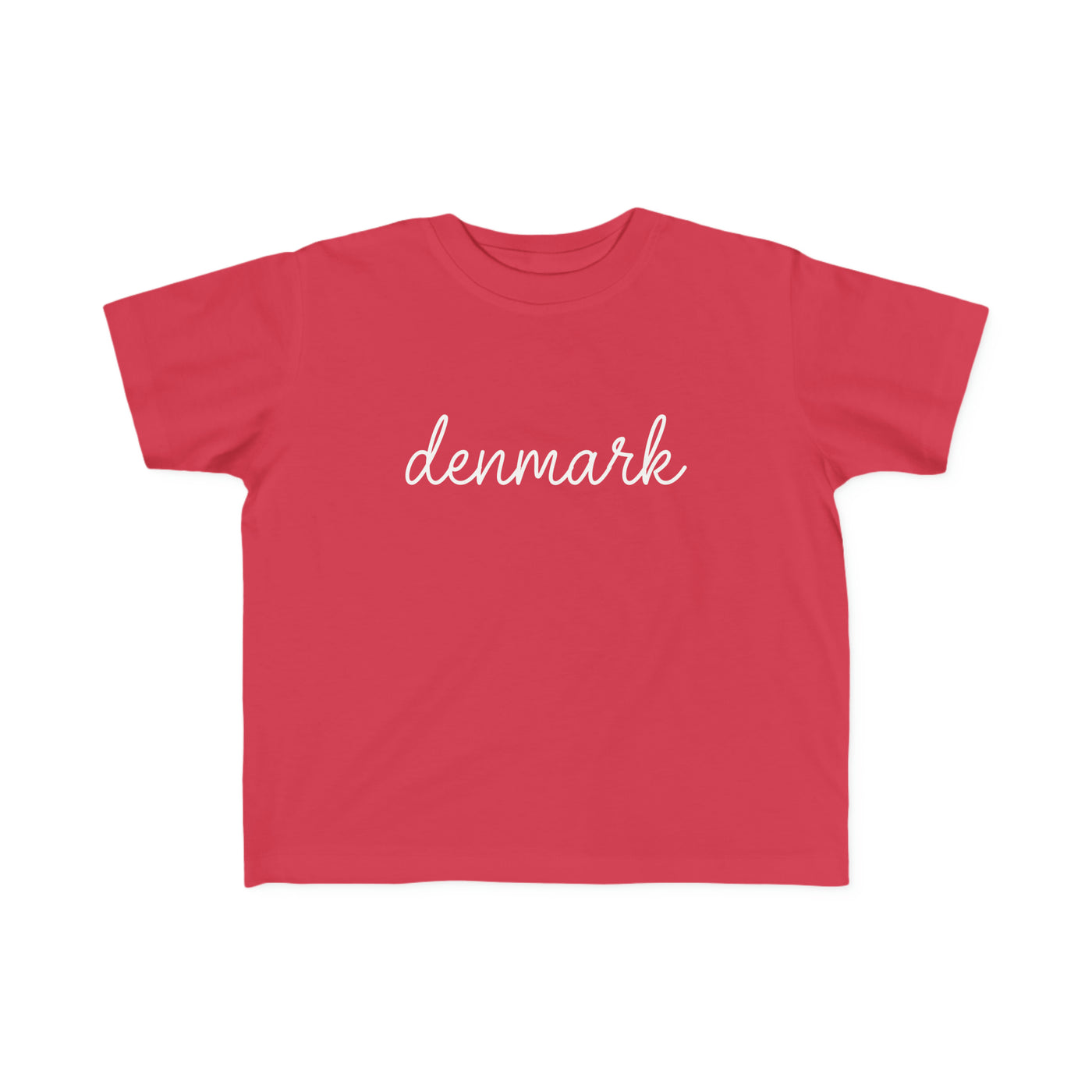 Denmark Script Toddler Tee