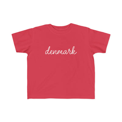 Denmark Script Toddler Tee
