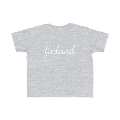 Finland Script Toddler Tee