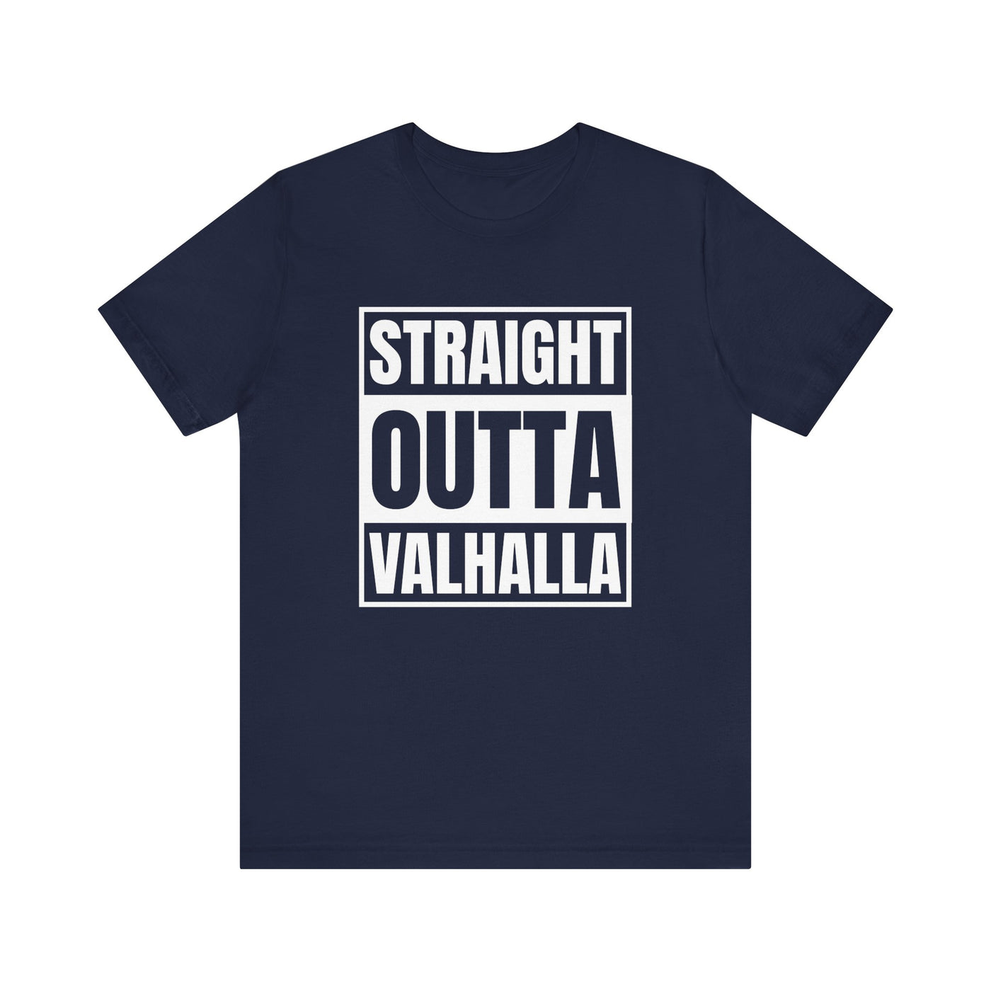 Straight Outta Valhalla Unisex T-Shirt - Scandinavian Design Studio