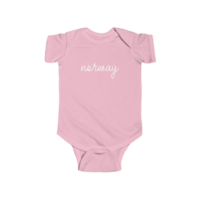 Norway Script Baby Bodysuit