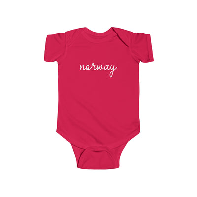 Norway Script Baby Bodysuit