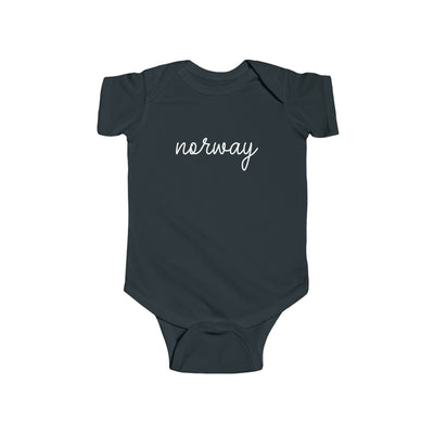 Norway Script Baby Bodysuit