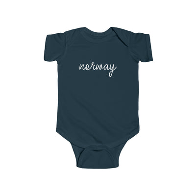 Norway Script Baby Bodysuit