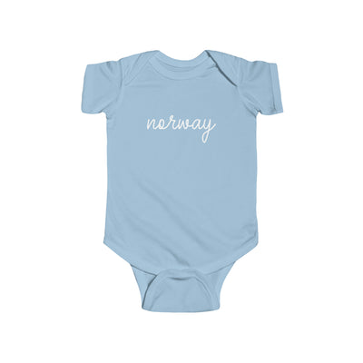 Norway Script Baby Bodysuit