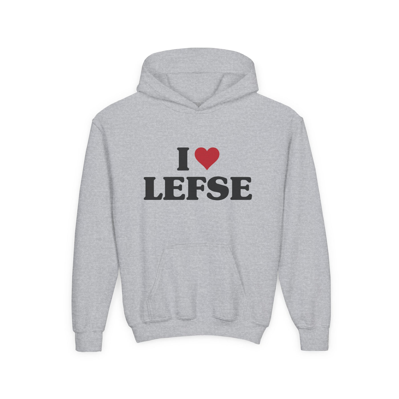 I Love Lefse Kids Hoodie