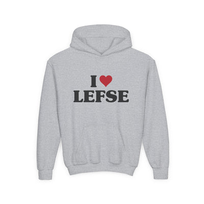 I Love Lefse Kids Hoodie