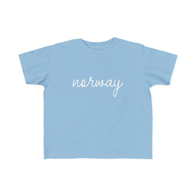 Norway Script Toddler Tee