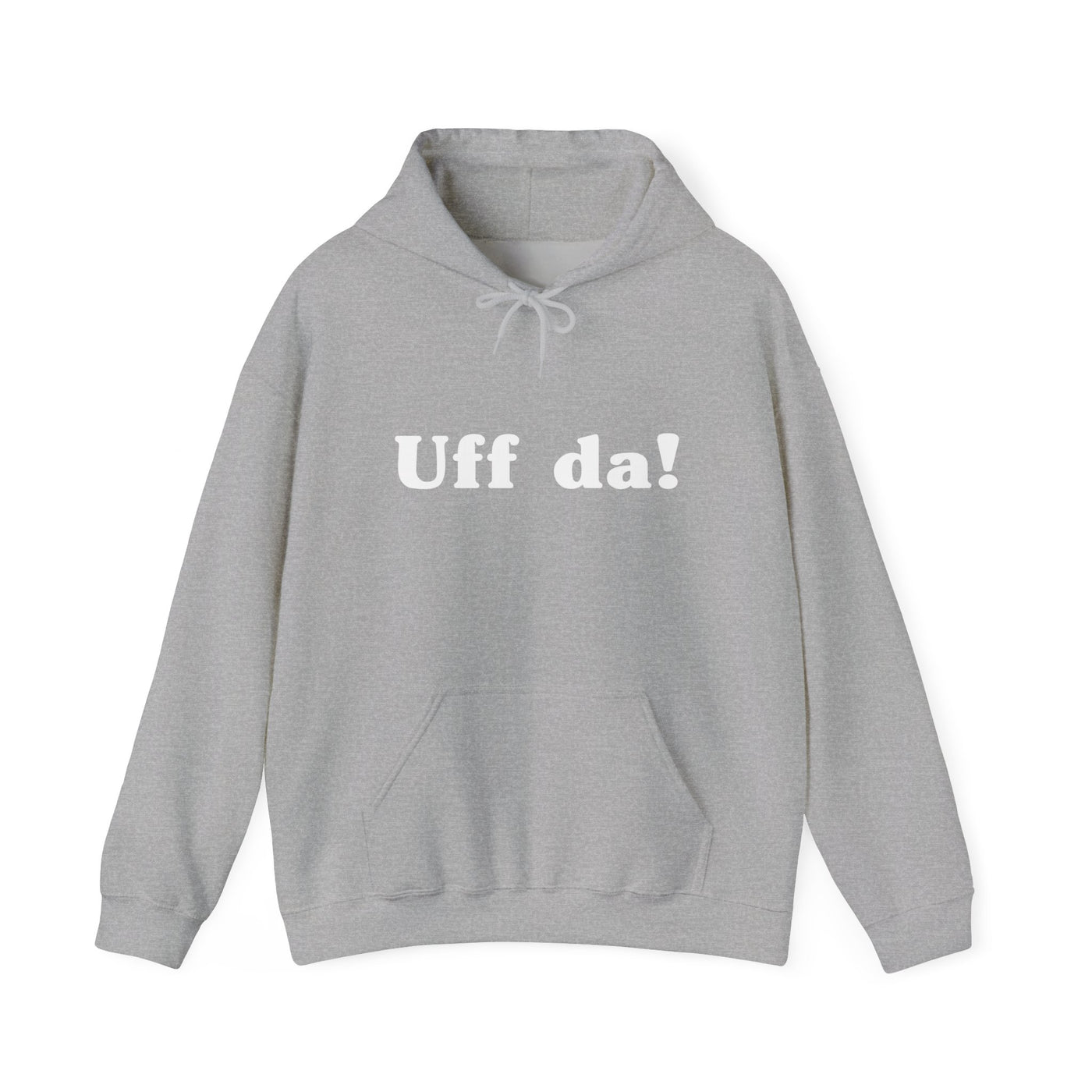 Uff Da Hooded Sweatshirt - Scandinavian Design Studio