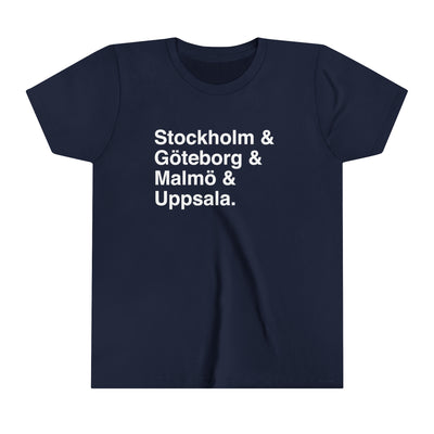 Cities Of Sweden Kids T-Shirt
