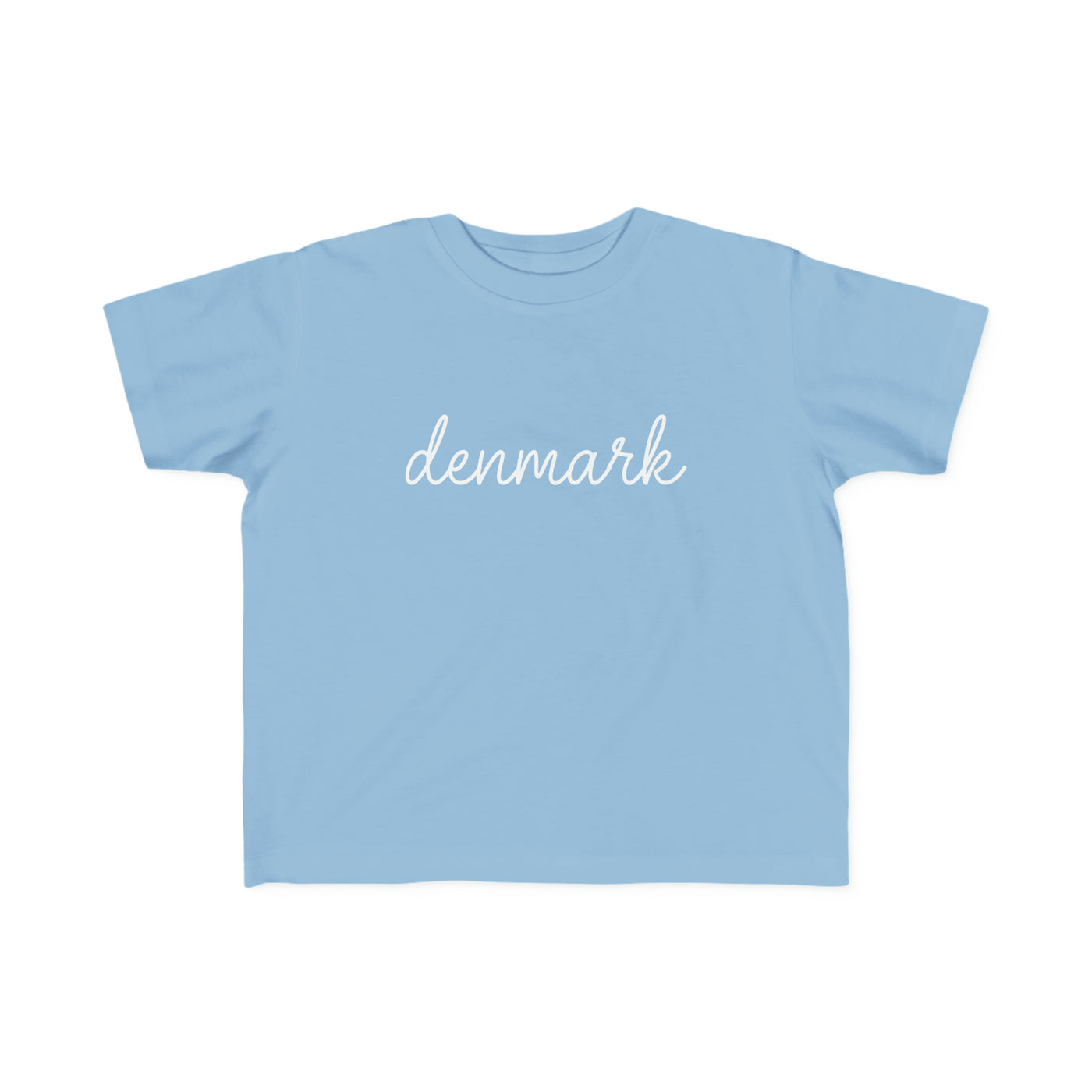 Denmark Script Toddler Tee