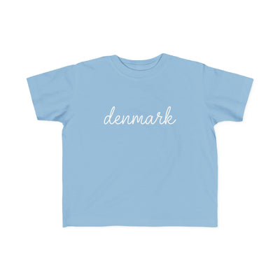 Denmark Script Toddler Tee