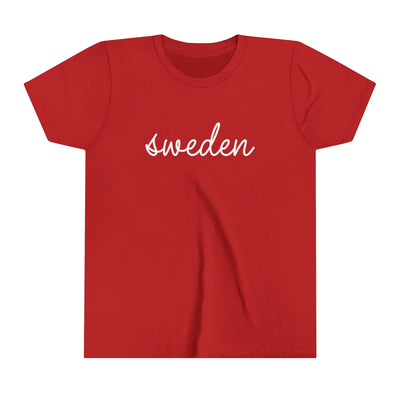 Sweden Script Kids T-Shirt