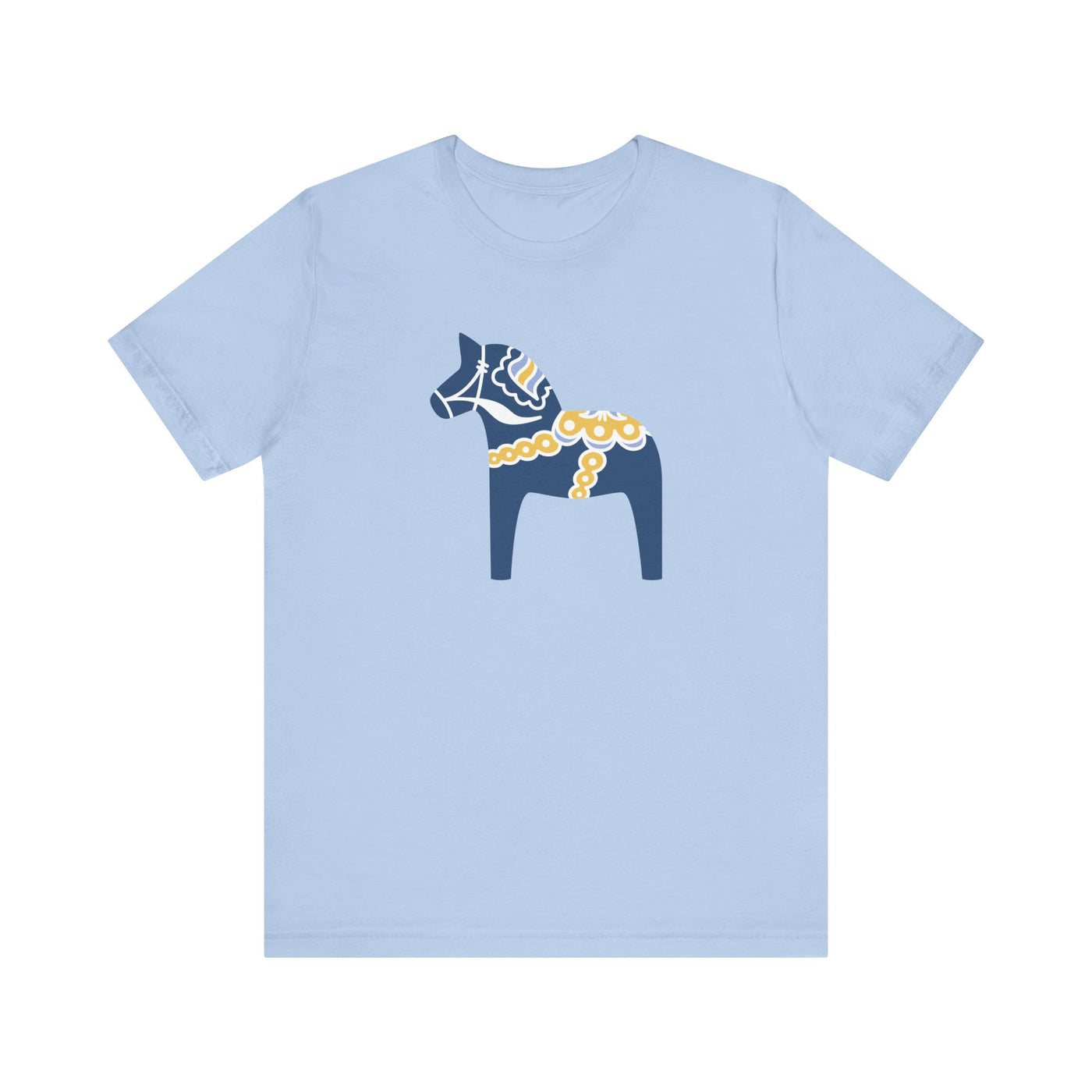 Navy Dala Horse Unisex T-Shirt
