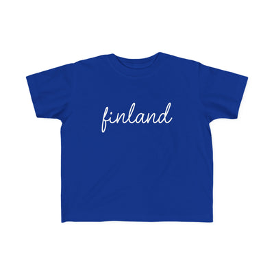 Finland Script Toddler Tee