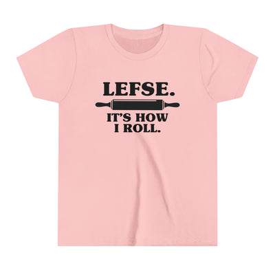 Lefse It's How I Roll Kids T-Shirt