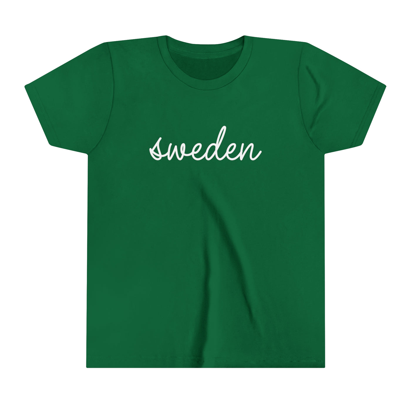 Sweden Script Kids T-Shirt