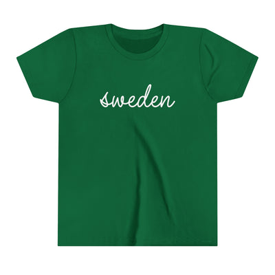 Sweden Script Kids T-Shirt