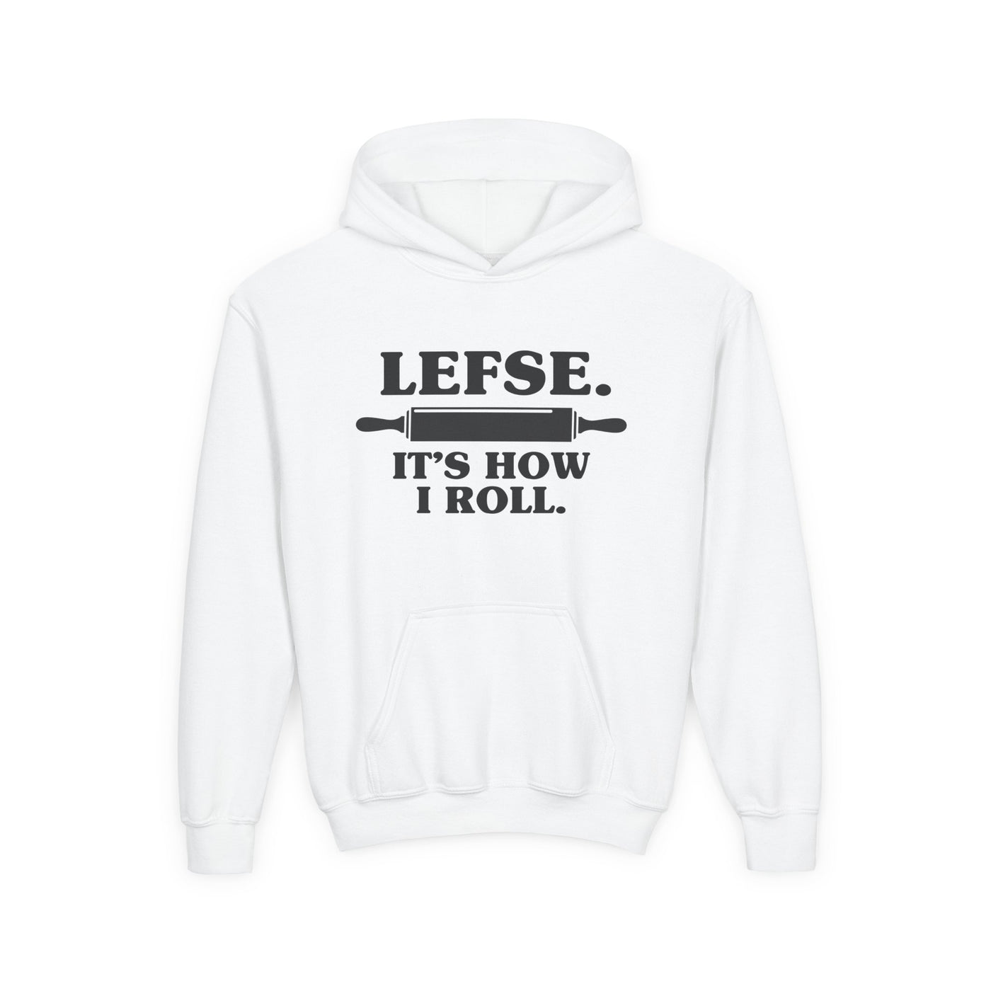 Lefse It's How I Roll Kids Hoodie