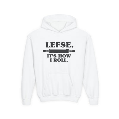 Lefse It's How I Roll Kids Hoodie
