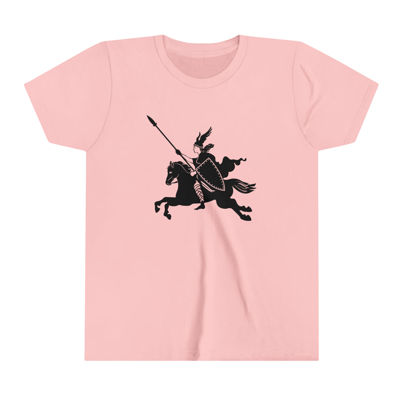Valkyrie And Horse Kids T-Shirt