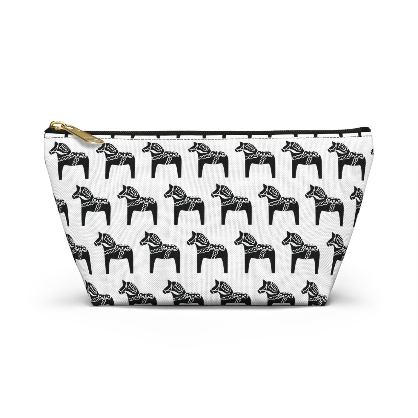 Dala Horse Print Makeup Bag